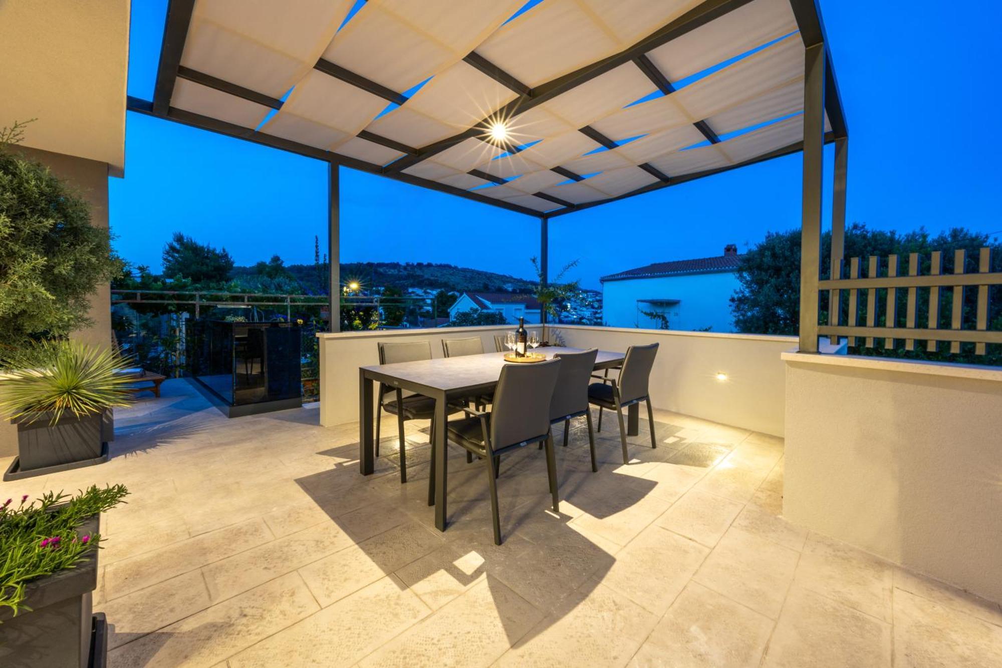 Villa Roma Sauna And Hydrotherapy Pool トロギール エクステリア 写真